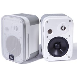 JBL Control 1 Pro - Two-Way Professional Compact Loudspeaker System  White - Priced as Each  Sold as Pair